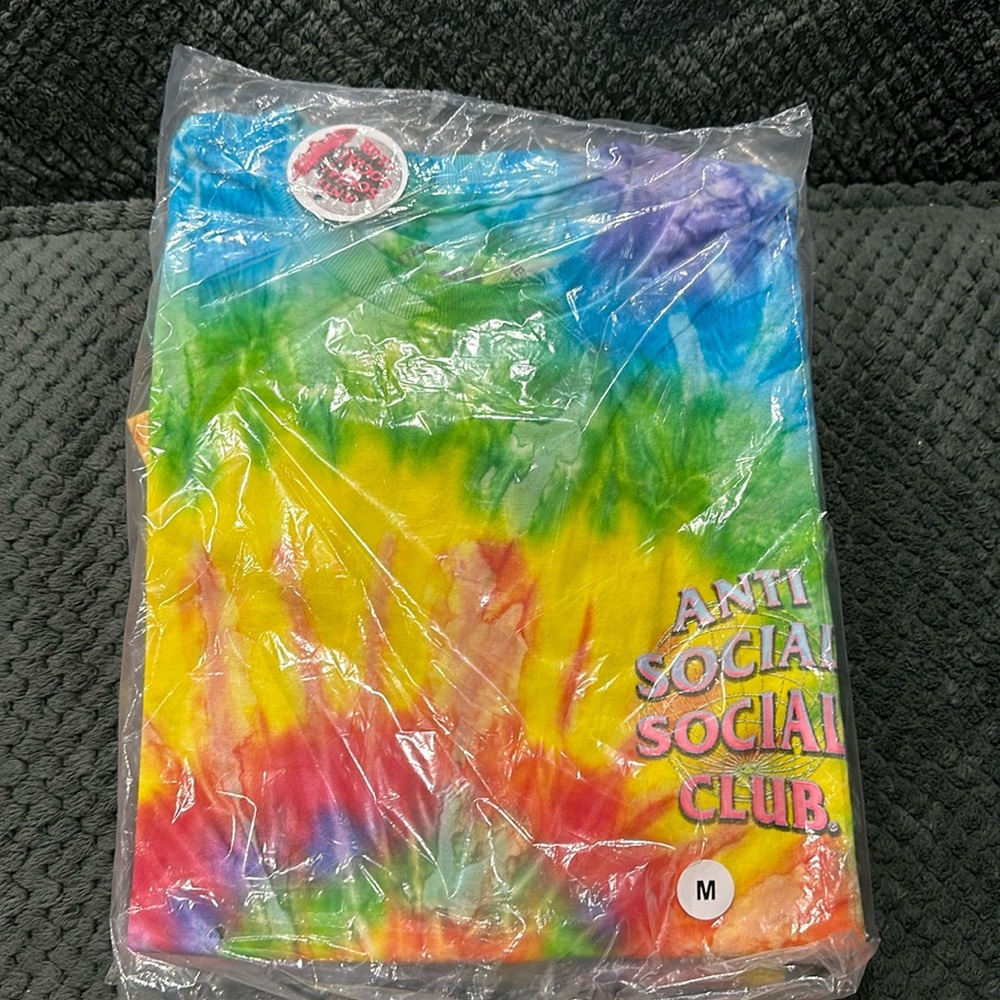 Anti Social Social Club tie dye tshirts. Size Medium and XXL